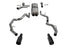 Corsa 25-26 RAM 1500 RHO Crew Cab 3.0L Turbo Cat-Back Dual Rear Exit w/ 5in Single Black Pro Series