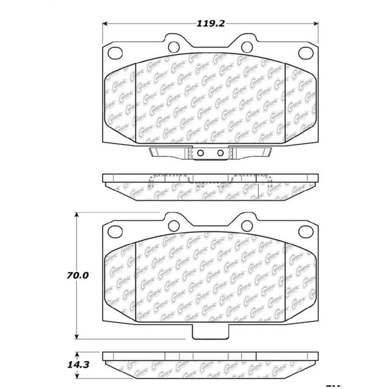 StopTech Street Touring 06-07 Subaru Impreza WRX/WRX STi Front Brake Pads