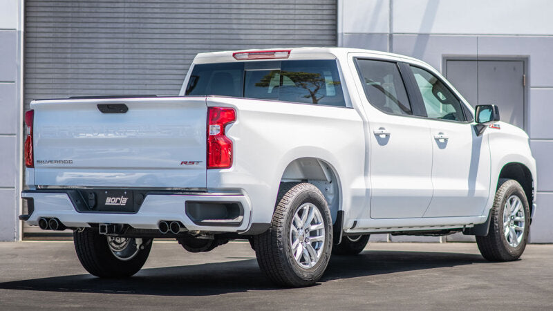 Borla ATAK Catback Exhaust with Simulator Black Chrome for 2024 Chevy Silverado 1500 6.2L V8