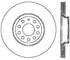 StopTech Power Slot 09 VW CC (Passat CC) / 06-09 Passat (ex Syncro) Left Rear CRYO-STOP Slotted Rot