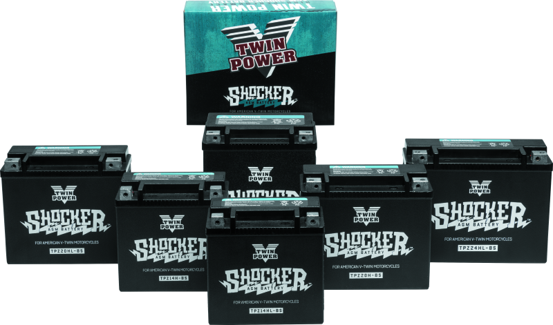 Twin Power YTX-14 Shocker Battery Replaces H-D 65948-00