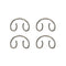 Wilwood Clip Kit Pad Pin Retainer D8 / DP6/ TX6R / AERO