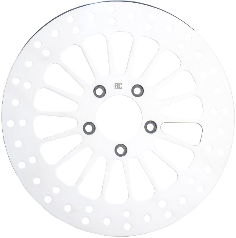 Bikers Choice Low & Slow 11.8-Inch Polished Rear Brake Rotor for Custom Harley Models