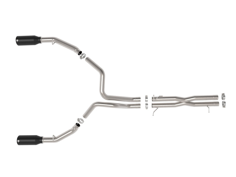 aFe Vulcan Series 304SS Cat-Back Exhaust System w/ Black Tip for 2025 Dodge RAM 1500
