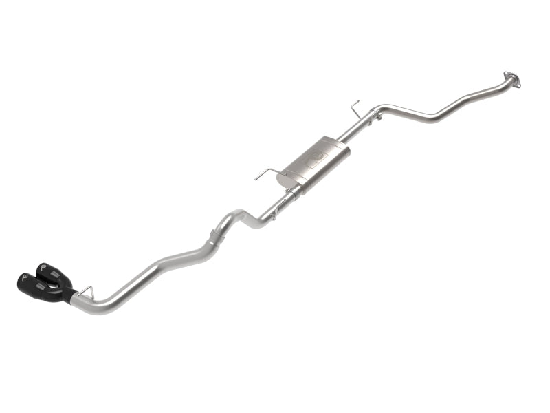 aFe Vulcan Series Cat-Back Exhaust System for 2024 Toyota Tacoma 2.4L with Black Tips