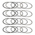 Manley Ring Set Subaru EJ205WRX / EJ257 WRX STi 100mm File Fit 1.2mm x 1.2mm x 2.0mm - Set of 4
