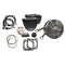 S&S Cycle 2017+ M8 131in 4-5/8in Stroke Hot Set Up Kit - Wrinkle Black w/ Highlight