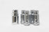 Wheel Mate 14x1.50 Monster Lug Satin Silver Locking Lug Nut - Set of 4