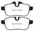 EBC 09+ BMW Z4 3.0 (E89) Yellowstuff Rear Brake Pads