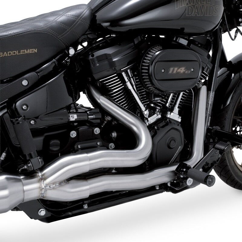 V&H 18-26 Harley Davidson M8 Narrow Tire Softail Gaslighter 2-1 HS Exhaust System