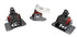 Innovative 04-08 Acura TL J-Series Black Steel Mounts 85A Bushings