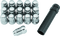 QuadBoss Spline Lug Nuts 12x1.25 - Silver