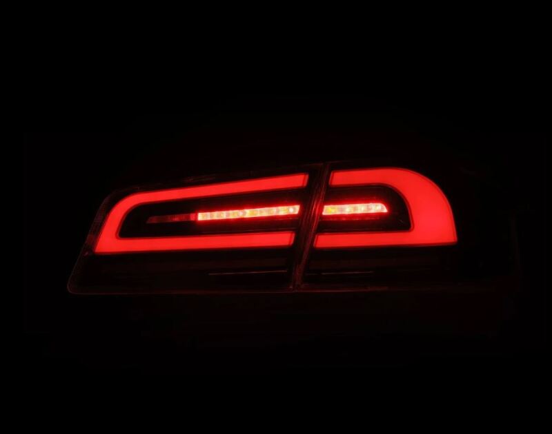 AlphaRex LUXX-Series LED Tail Lights - Black Smoke for 12-21 Tesla Model S