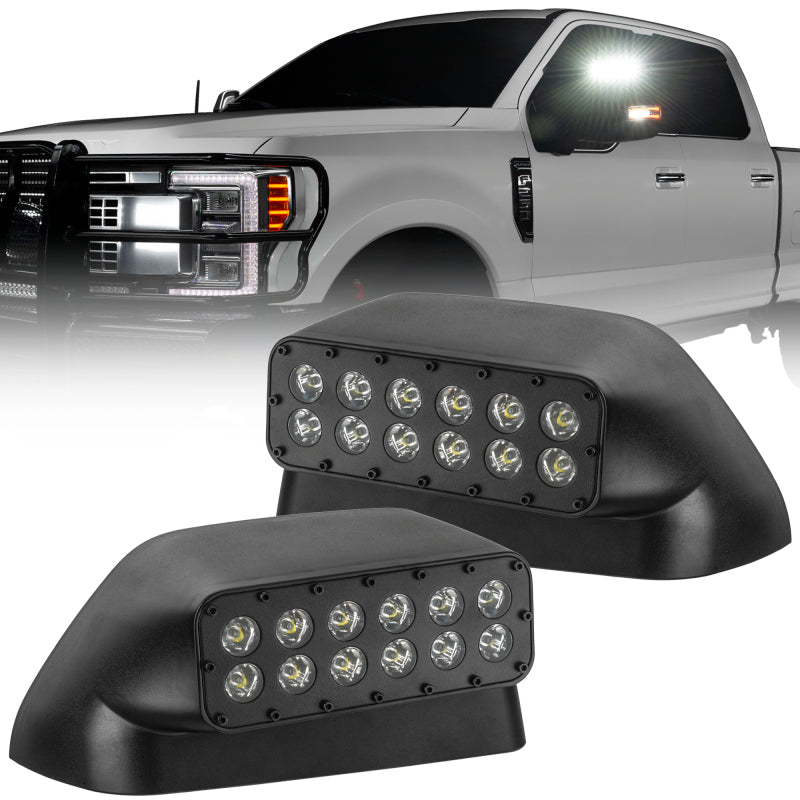 ORACLE Lighting LED Off-Road Side Mirror Ditch Lights for 17-22 Ford Super Duty 5908-001