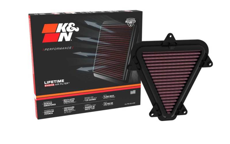 K&N Replacement Air Filter, High-Flow for 2023 Honda CB750 Hornet / XL750 Transalp HA-7523