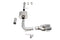Corsa 14-16 Chevy Silverado 3.0in Catback Front Axle Exit Exhaust w/ Twin 4.0in Polished Pro Tips