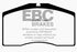 EBC 93-95 Porsche 911 (964) 3.6 Turbo Redstuff Front Brake Pads