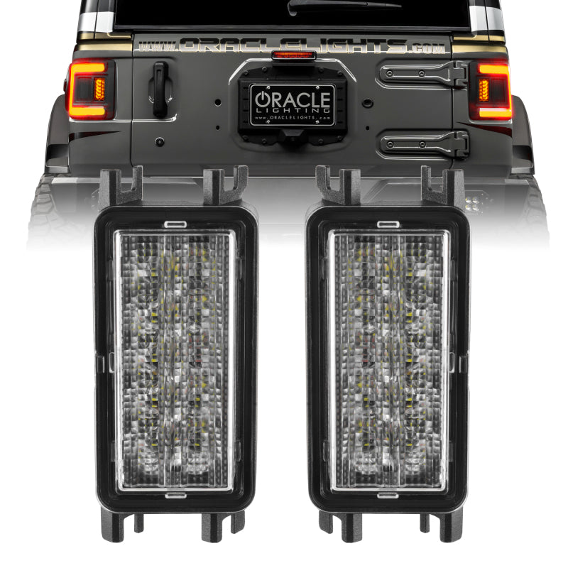 ORACLE Lighting Dual Function Amber/White Reverse LED Modules Flush Tail Light 5915-JL-023