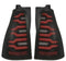 AlphaRex 03-09 Toyota 4Runner LUXX-Series LED Tail Lights- Black/Red