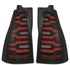 AlphaRex 03-09 Toyota 4Runner LUXX-Series LED Tail Lights- Black/Red