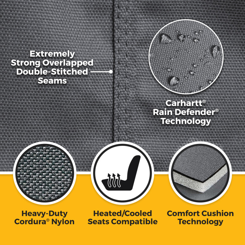 Covercraft 24-25 Jeep Wrangler Buckets Carhartt Super Dux Precision Fit Custom Front Row Seat Cover