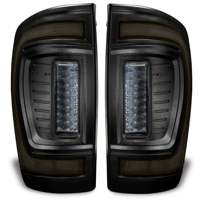 Oracle Lighting 16-23 Gen 3 Toyota Tacoma Black Series Flush Style LED Tail Lights SEE WARRANTY