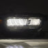 AlphaRex 16-23 Toyota Tacoma LUXX-Series LED Crystal Headlights - Alpha-Black