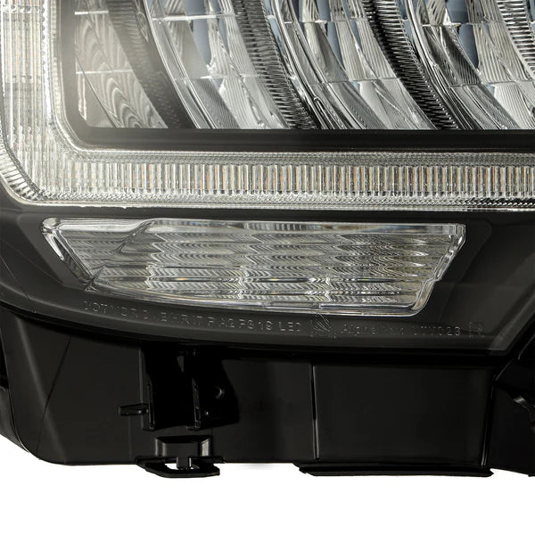 AlphaRex 16-23 Toyota Tacoma LUXX-Series LED Crystal Headlights - Alpha-Black