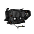 AlphaRex 14-21 Toyota Tundra MK II LUXX Series Crystal Headlights Alpha Black