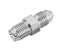 Twin Power Chrome Brake Fitting Male 3/8-24 Inverted Flare to AN-3 Male Straight