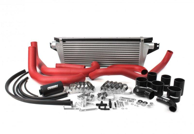 Perrin Performance 2015-2017 Subaru STI Front Mount Intercooler (Silver Core and Beam)