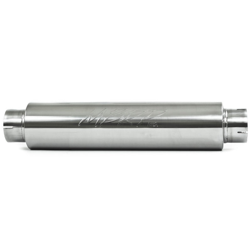 MBRP 4"Inlet/Outlet 24"Body 6"Diameter 30"Overall T409 XP Series Quiet Tone Muffler Resonator M1004S