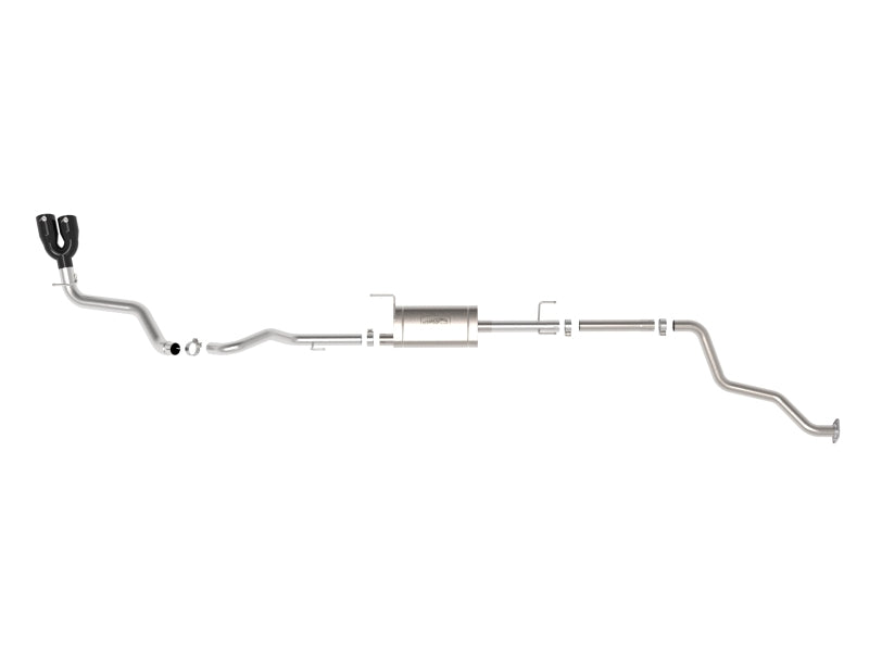 aFe Vulcan Series Cat-Back Exhaust System for 2024 Toyota Tacoma 2.4L with Black Tips