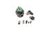 Radium Engineering Direct Mount Regulator (DMR), 8AN ORB - Green