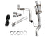 AWE 21-25 Ford F150 (14th Gen Reg Cab) Cat-Back Exhaust - 4.5in Dual Side Exit Diamond Black Tips
