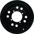 QuadBoss Steely Wheel 14X7 - 4+3 - 4/156