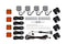 Diode Dyamics Roof Rack Scene Light Dual Color - Red/White - Kit