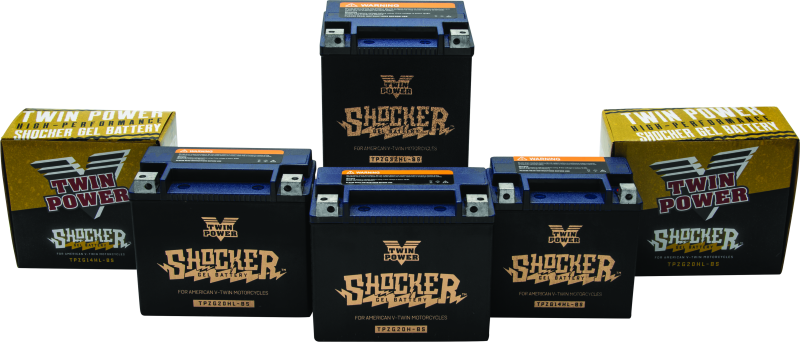 Twin Power YTX-14L Shocker Gel Battery Replaces H-D 65958-04