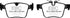 EBC 2016+ Jaguar F-Pace 2.0L TD (180) Greenstuff Rear Brake Pads