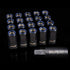 Wheel Mate Muteki HR50 Open End Lug Nuts - Black w/ Blue Ring 14x1.50