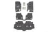 Husky Liners 07-17 Jeep Wrangler JKU 4dr (Incl. Heat Shields) Guardian Comfort Jeep Liner