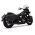 Vance & Hines 2025+ HD Softail Twin Slash 4in Round Black Slip-On Exhaust