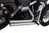 Vance & Hines HD Dyna 06-09 Bigshots Staggered Chrome Full System Exhaust