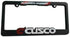 Cusco License Plate Frame Black Usdm Spec Limited