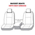 Covercraft 24-25 Toyota Tacoma Carhartt SeatSaver Custom Seat Cover - Gravel