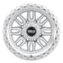 Weld Off-Road Swift 17x9in - 5x114.3 / 5x127 BP - ET-12 78.1mm CB Gloss Silver Machined Wheel & Ring