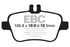 EBC 13+ Mercedes-Benz CLA250 2.0 Turbo Ultimax2 Rear Brake Pads