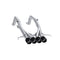 MBRP 14-19 Chevrolet Corvette 6.2L 3in Axle-Back Muffler Bypass Quad Exit Carbon Fiber Tips
