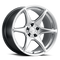 Kansei K11S Tandem 18x9.5in / 5x114.3 BP / 22mm Offset / 73.1mm Bore - Hyper Silver Wheel