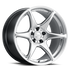 Kansei K11S Tandem 18x9.5in / 5x114.3 BP / 22mm Offset / 73.1mm Bore - Hyper Silver Wheel